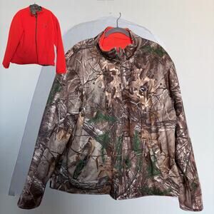 RedHead Reversible Camo/Orange Hunting Jacket XL Bass Pro Realtree GORPCORE